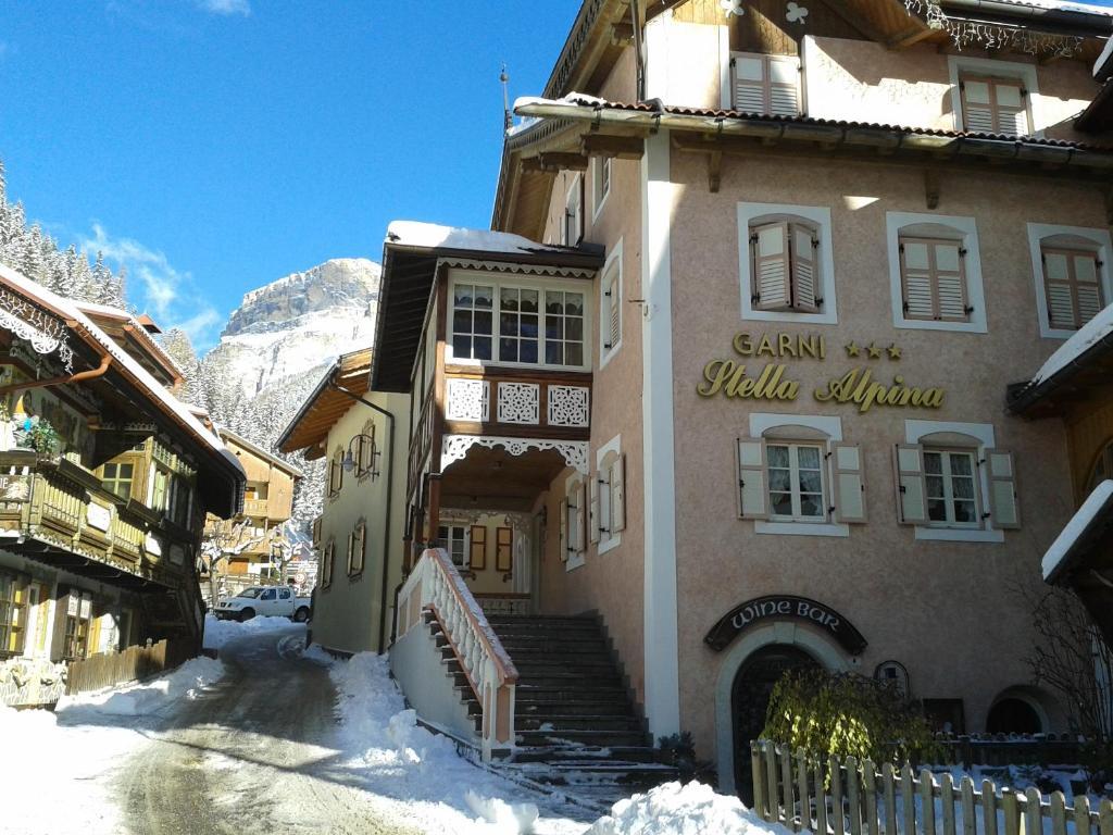 Garni Stella Alpina Otel Canazei Dış mekan fotoğraf